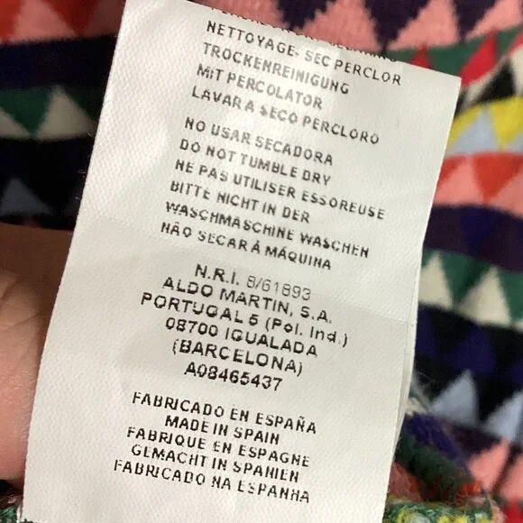 Anthropologie Aldomartins Barcelona Midi Striped Sweater Dress XL - Picture 7 of 12